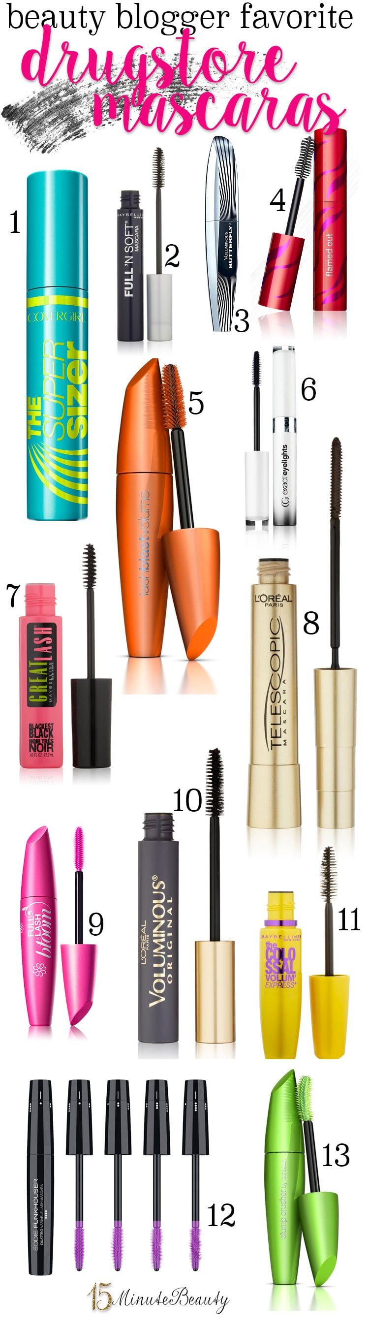 best drugstore mascaras