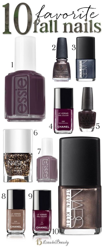 The best fall nail polishes