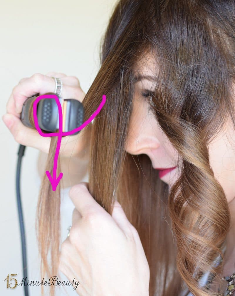 Flat Iron Curl Hair