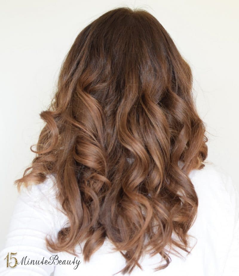 Flat Iron Curl Hair