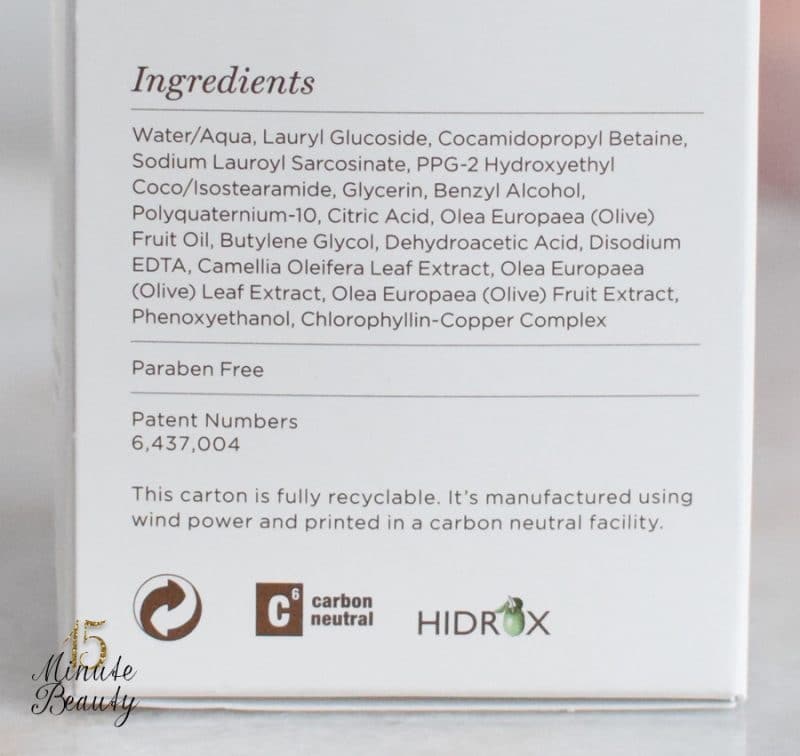 Perricone MD Gentle Skin Cleanser Ingredients