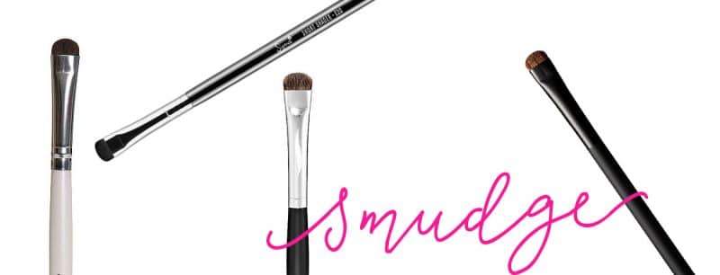 Best eyeliner and eye shadow smudge brushes