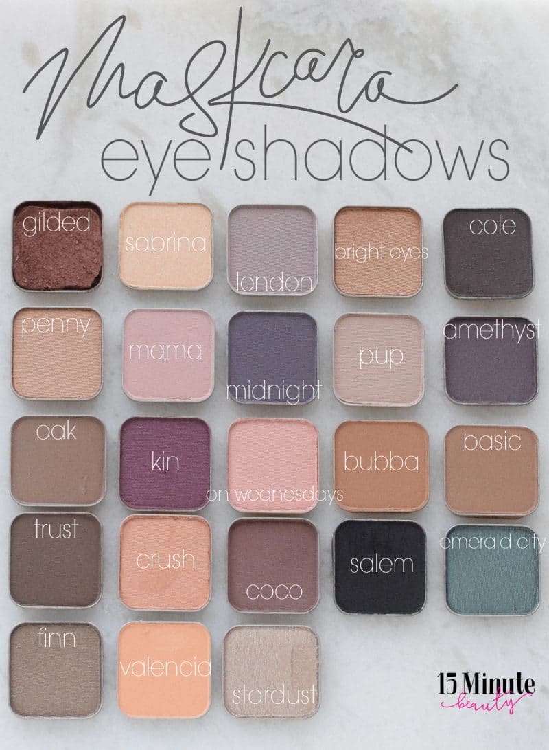 Maskcara Eye Shadow Review and Swatches