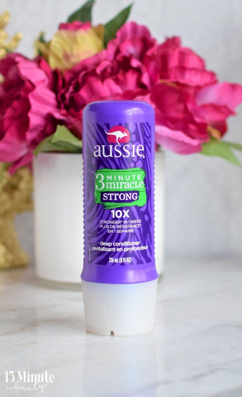 My Favorite Quick Hair Treatment for Breakage: Aussie 3 Minute Miracle in Strong Review