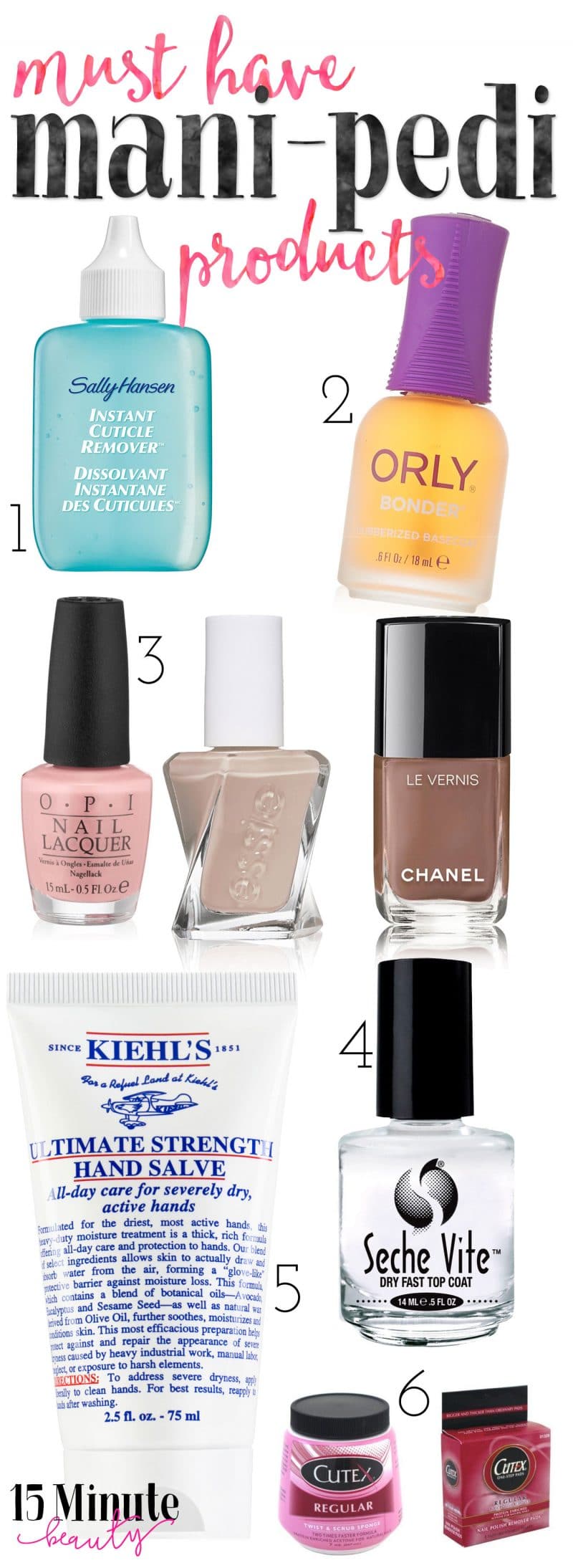 Best products for at home mani and pedi