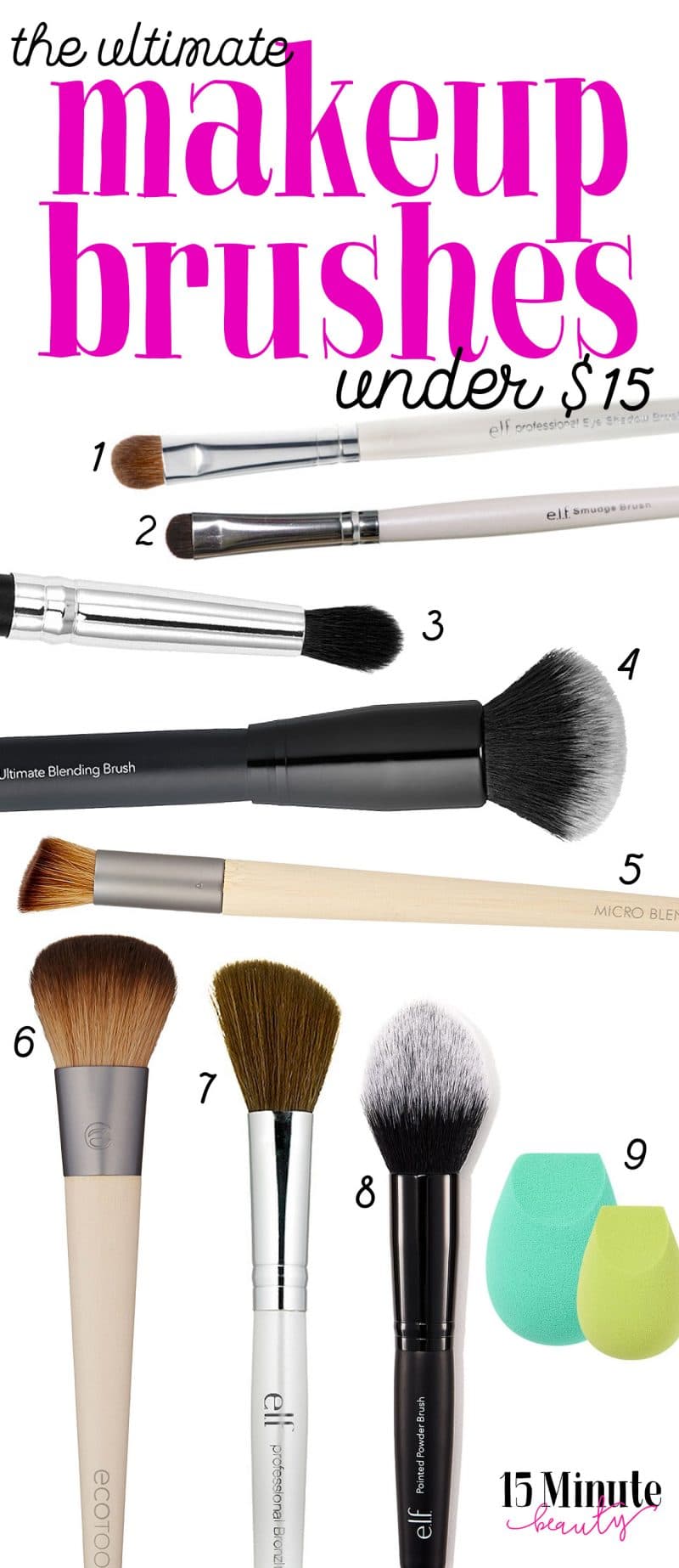 great cheap makeup brushes