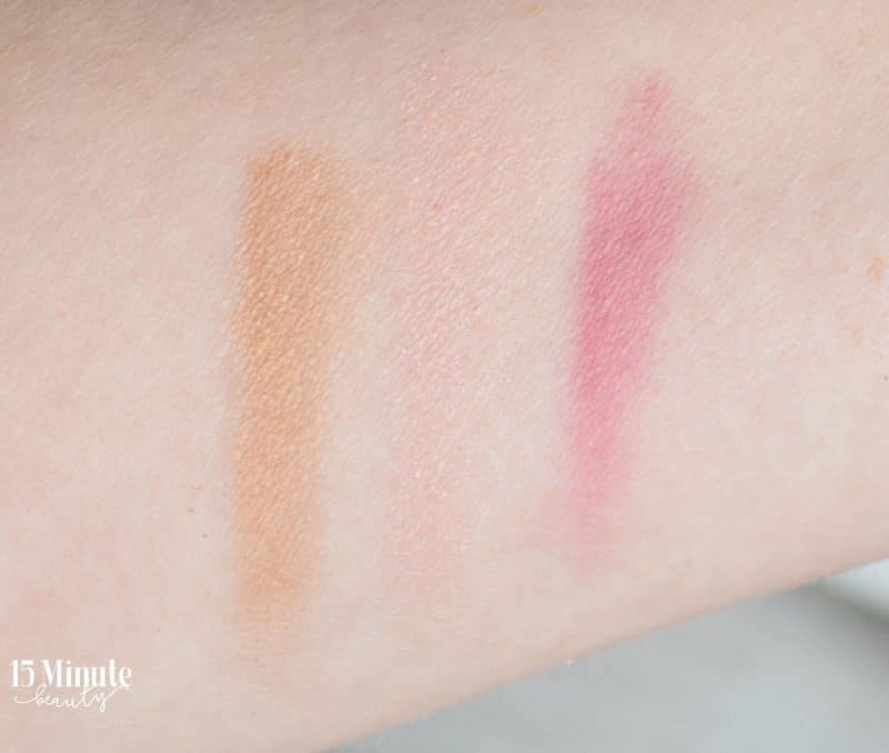 covergirl trublend blush and bronzer swatch