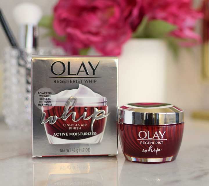 Olay Regenerist Whip Moisturizer is so lightweight and super hydrating! It's perfect under makeup