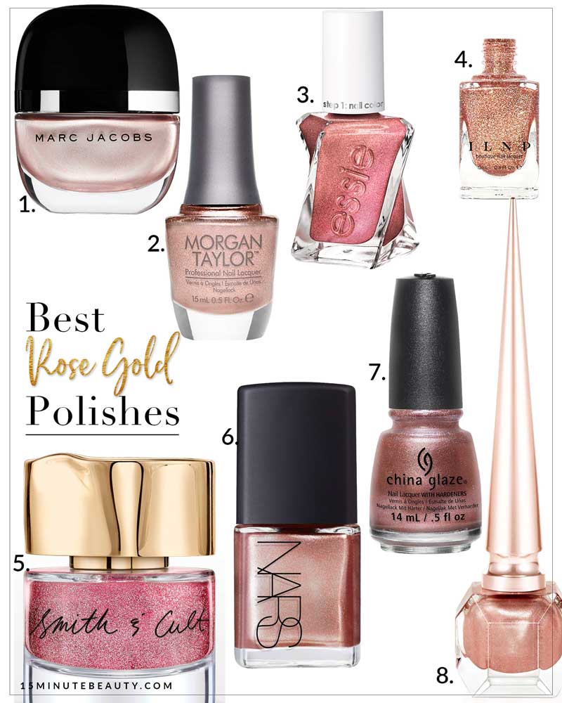 Rose Gold Nail Polish Shades