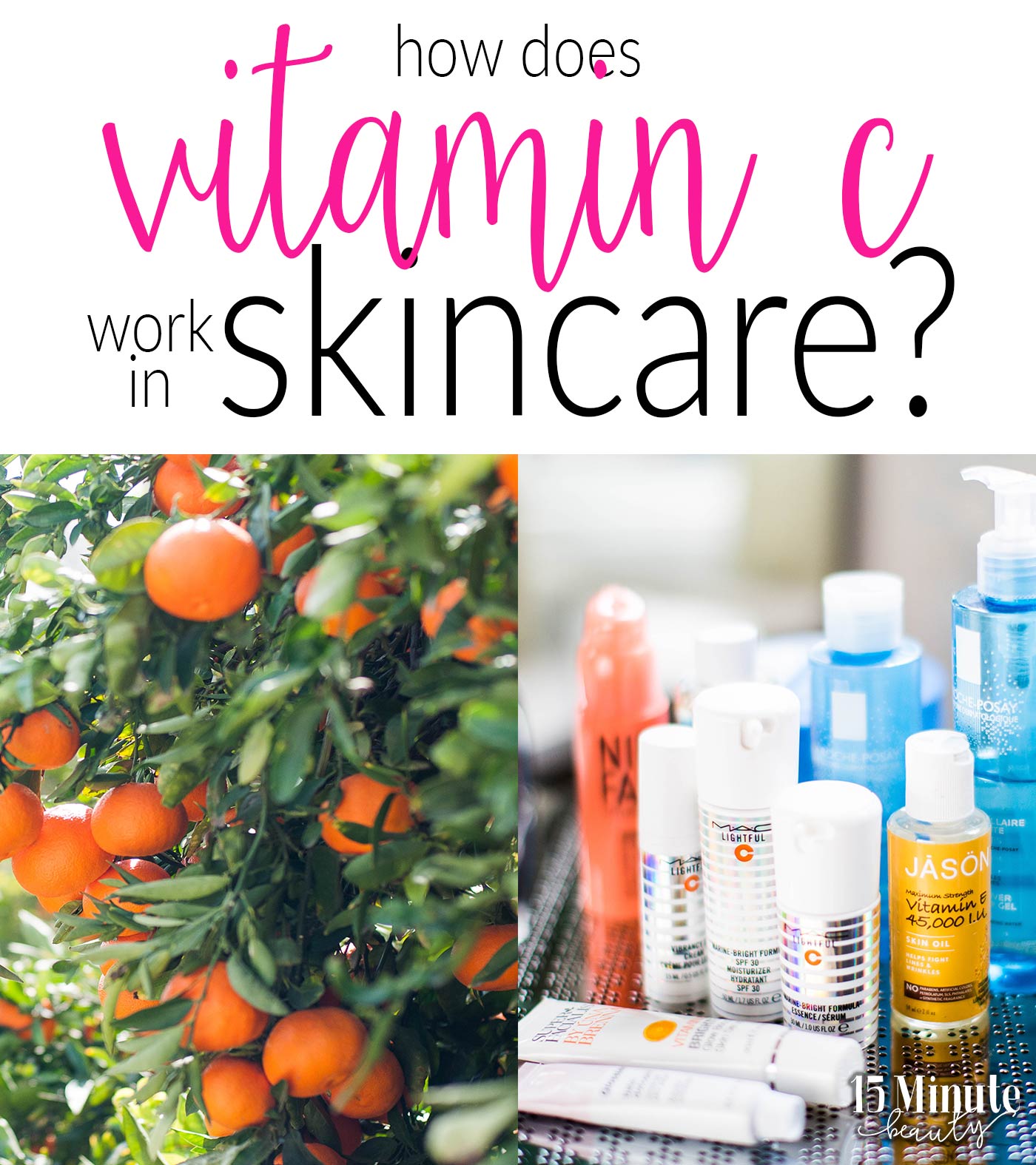 how does vitamin c work in skincare?