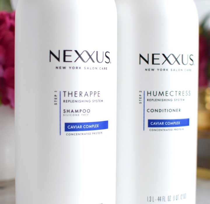 Nexxus hydrating shampoo and conditioner