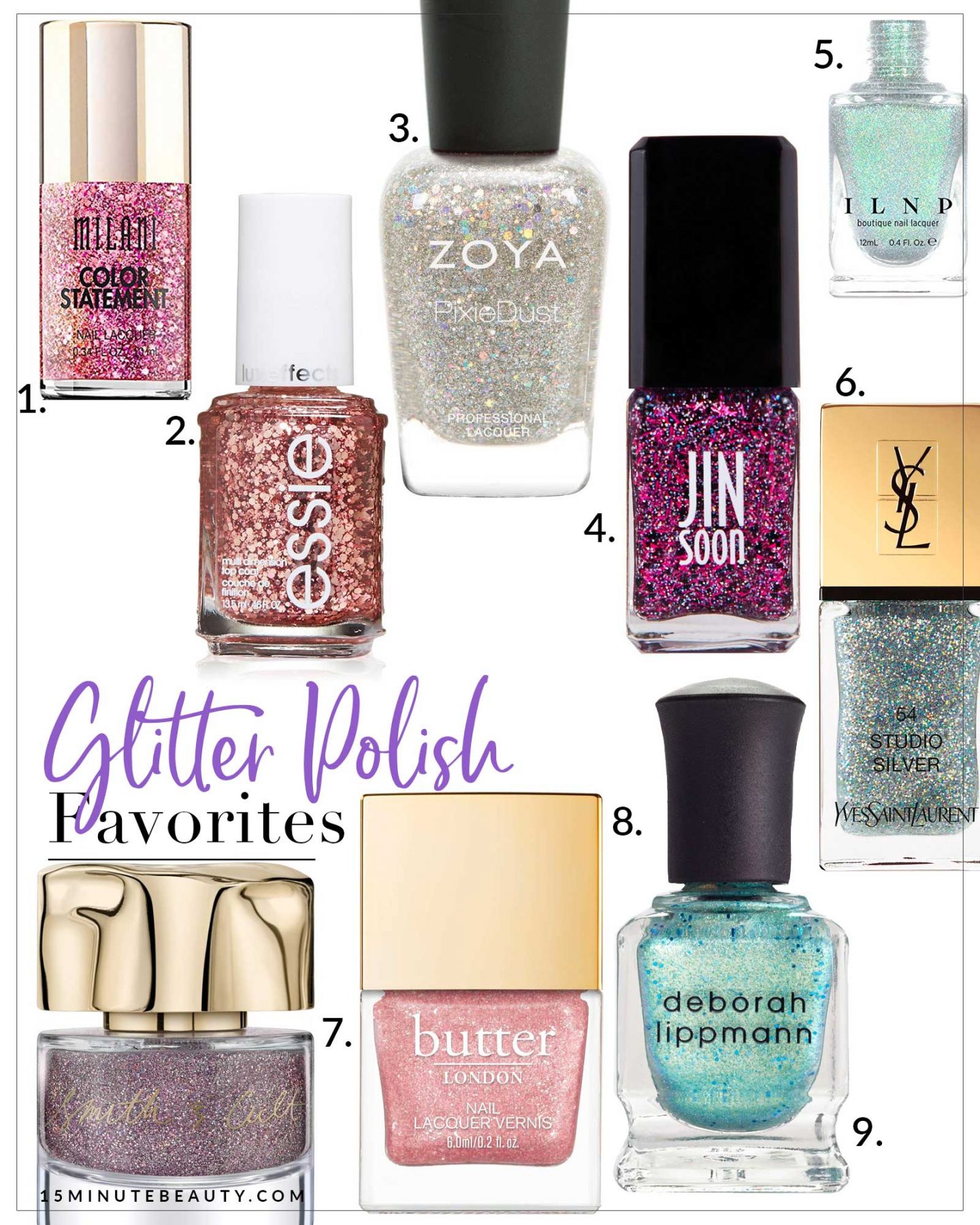 Best Glitter Nail Polishes