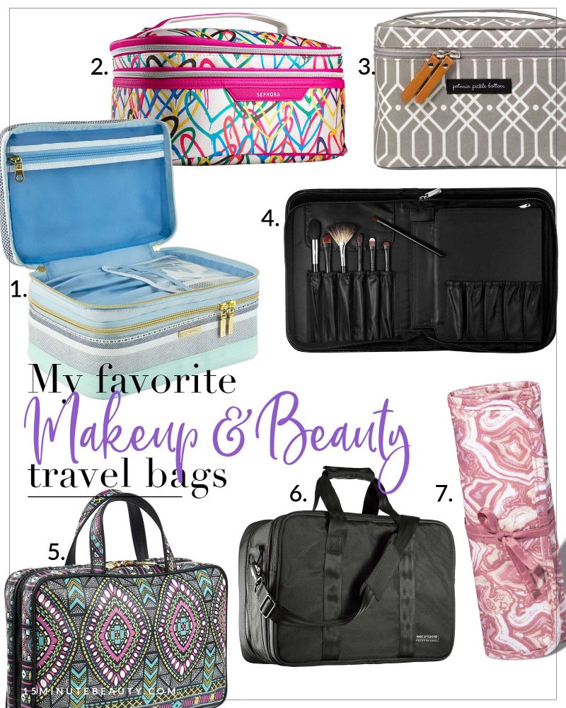The Best Travel Makeup Bags 15 Minute Beauty Fanatic The Best Travel Makeup Bags