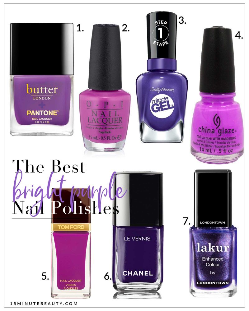 The Best Bright Purple Nail Polishes