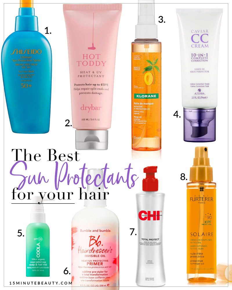 UV protection for hair