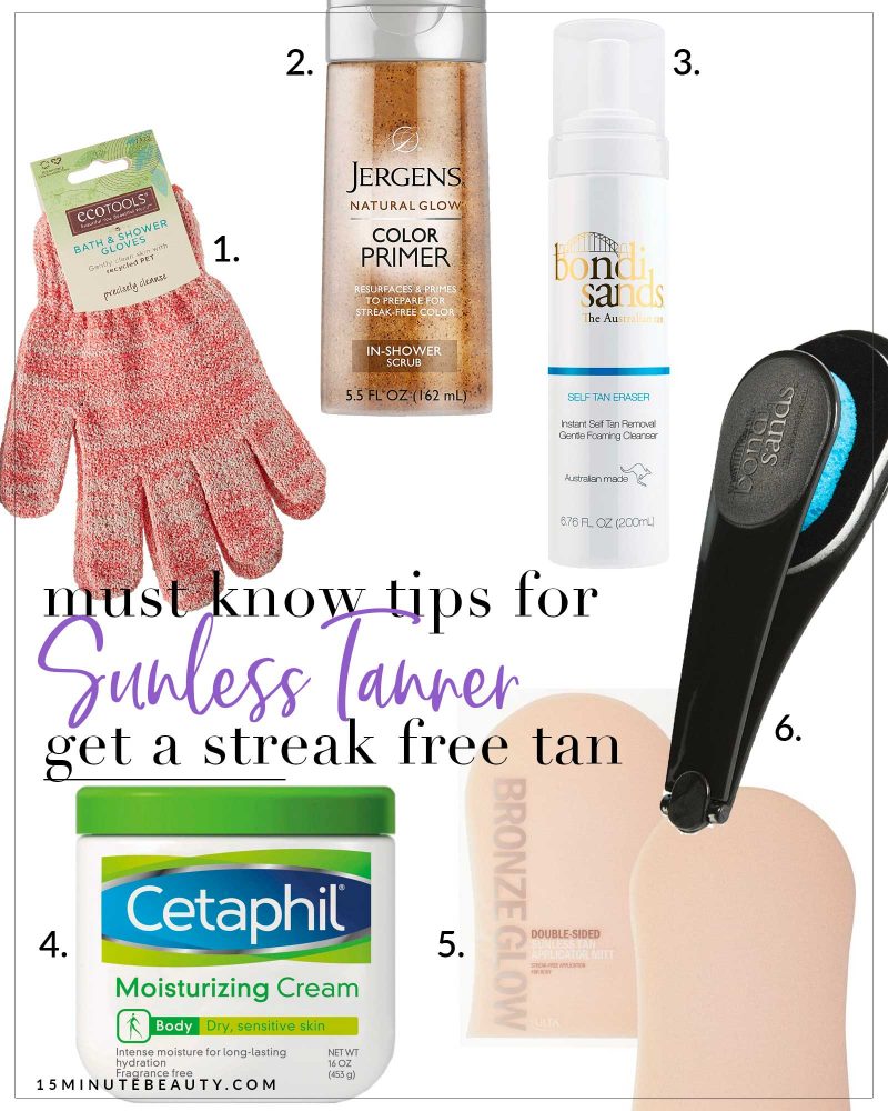 Streak Free Self Tanner Hacks