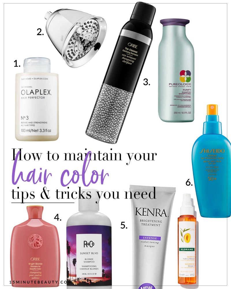 the best treatments to make your hair color last