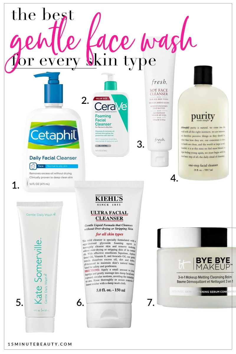 The favorite gentle face washes of dermatologists