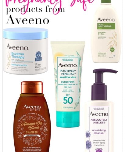 Pregnancy Safe Products from Aveeno