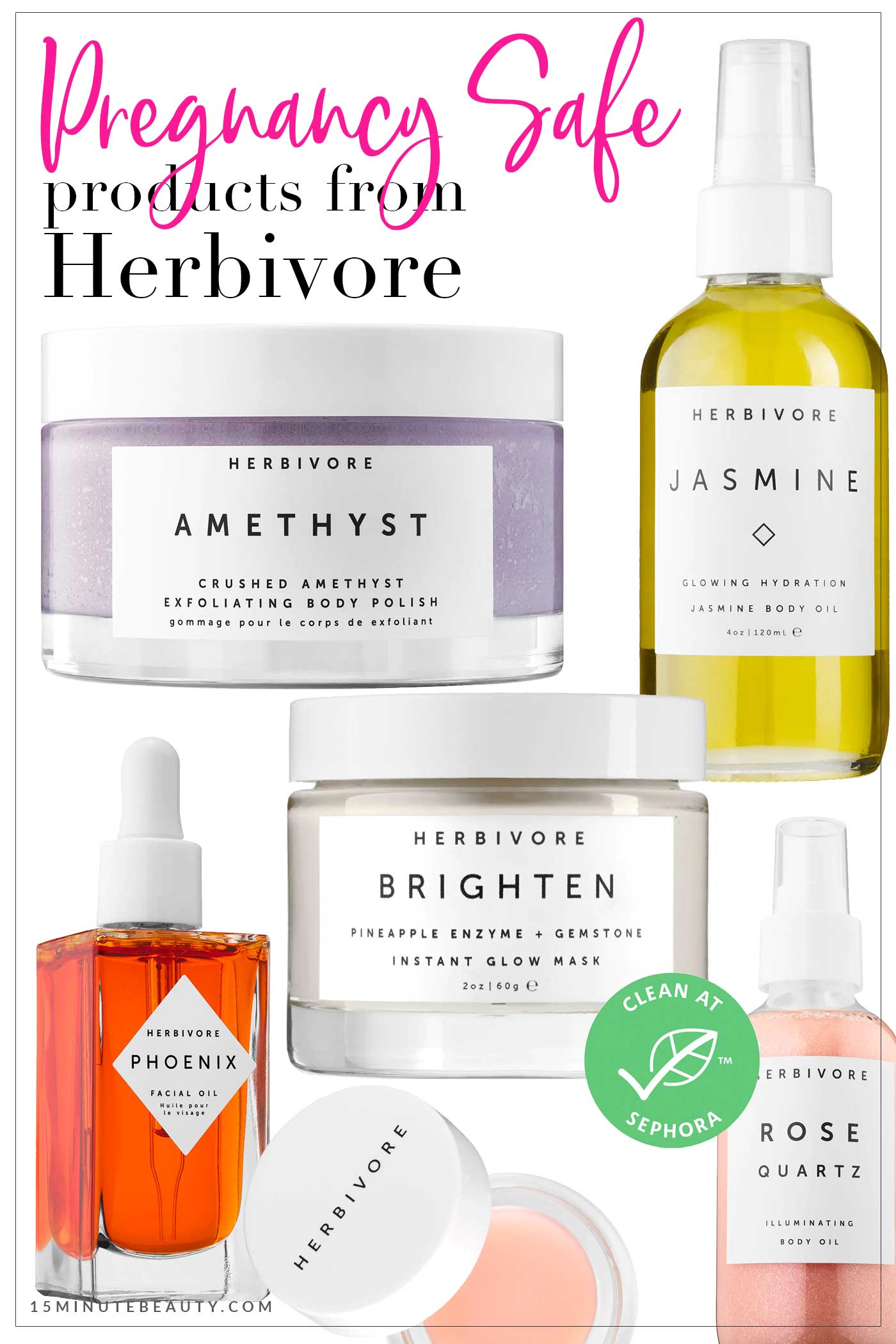 Pregnancy Safe Skincare from Herbivore - 15 Minute Beauty Fanatic
