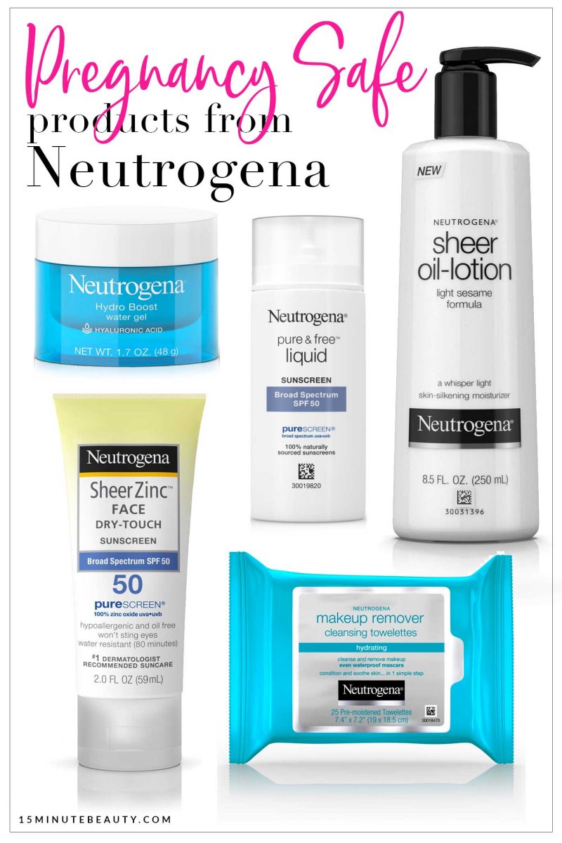 Pregnancy Safe Skincare from Neutrogena