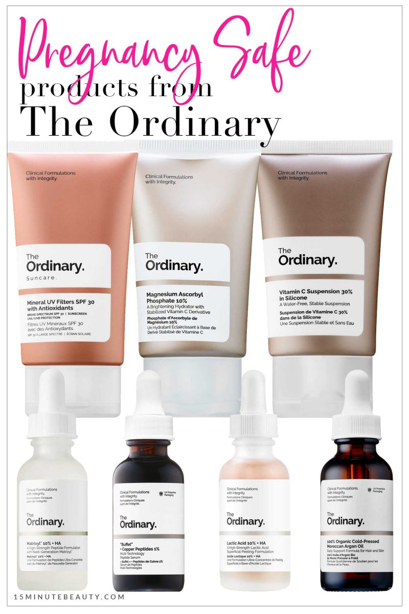 Pregnancy Safe Skincare from The Ordinary