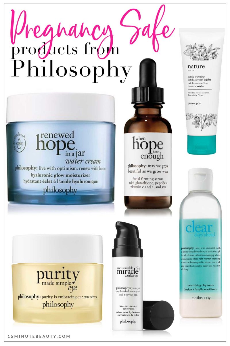 Pregnancy Safe Skincare from Philosophy