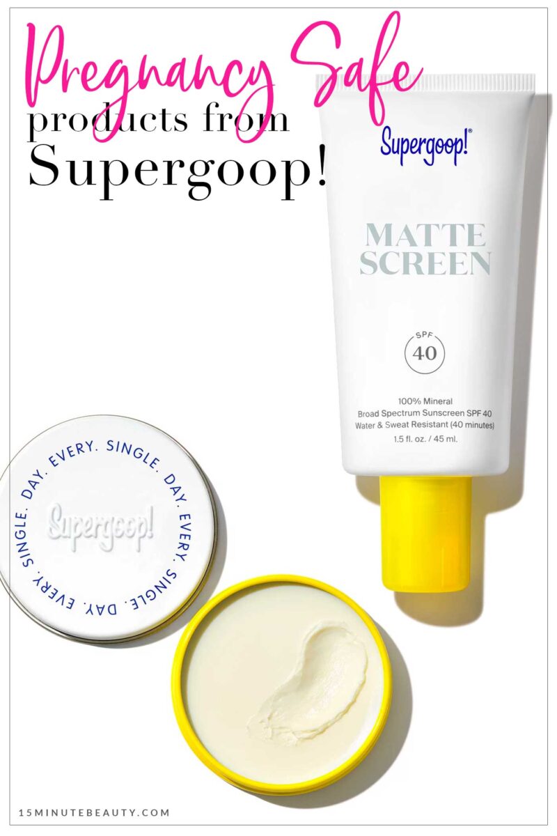 Pregnancy Safe Skincare from Supergoop!