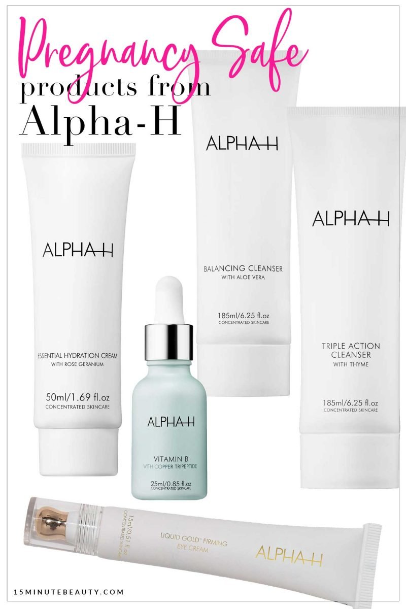 Can you use Alpha-H skin care while pregnant?