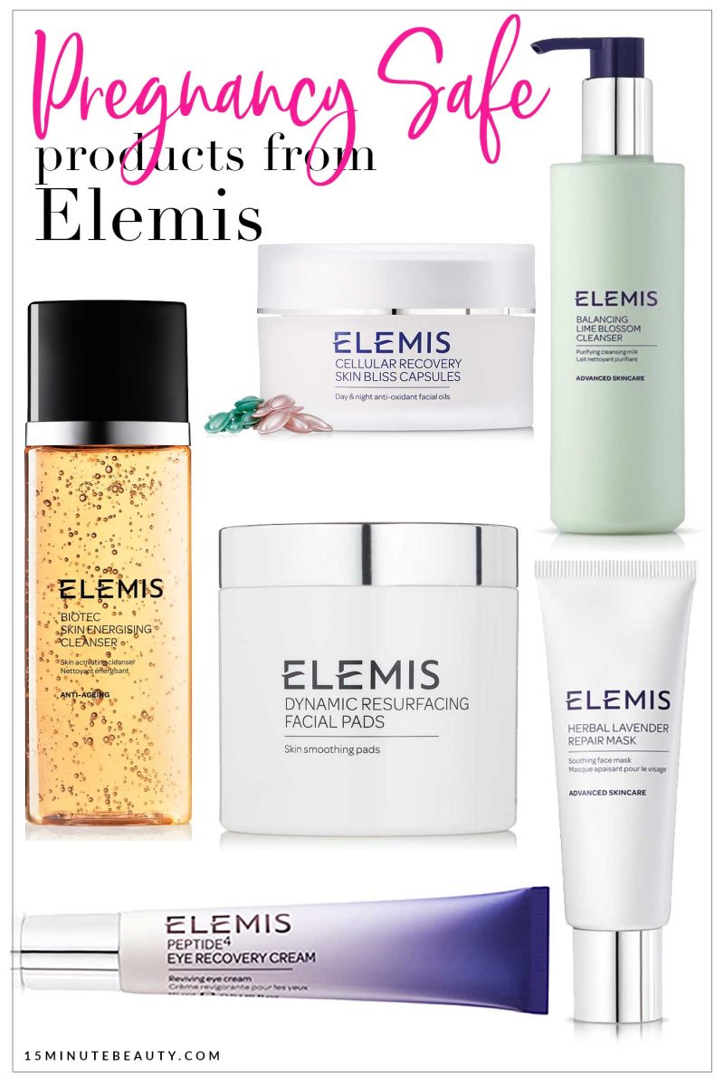 What products from Elemis are pregnancy safe?