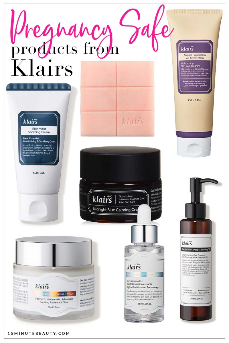 Which products from Klairs are ok to use while pregnant?