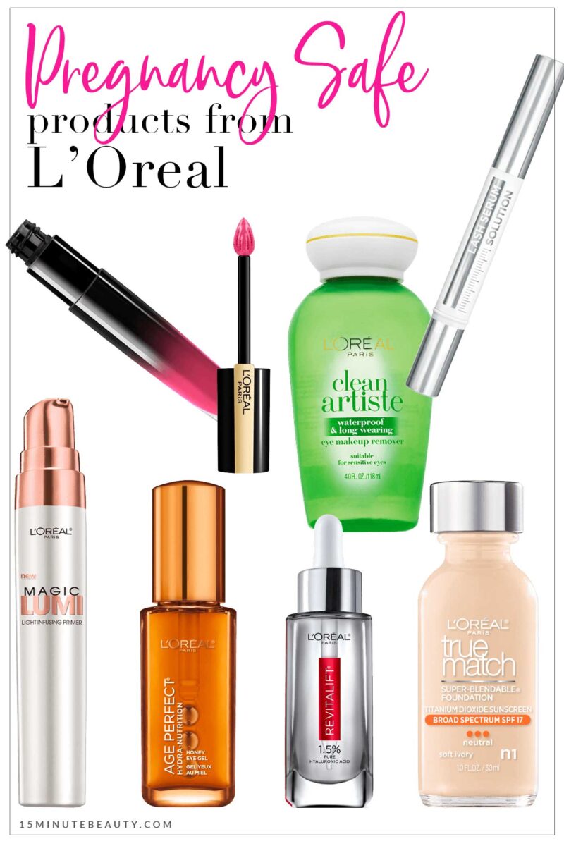 Pregnancy Safe Skincare and Makeup from L'Oreal Paris