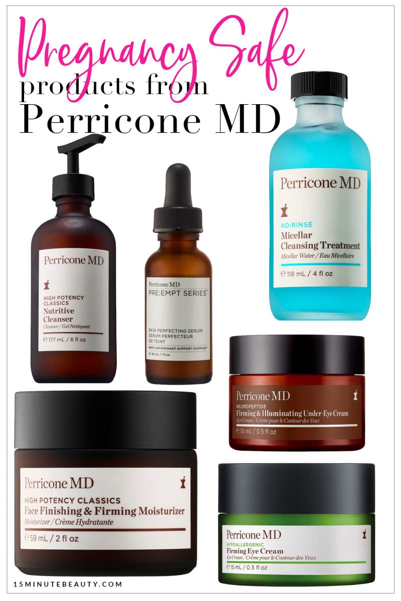 Is Perricone MD safe for pregnancy or nursing?