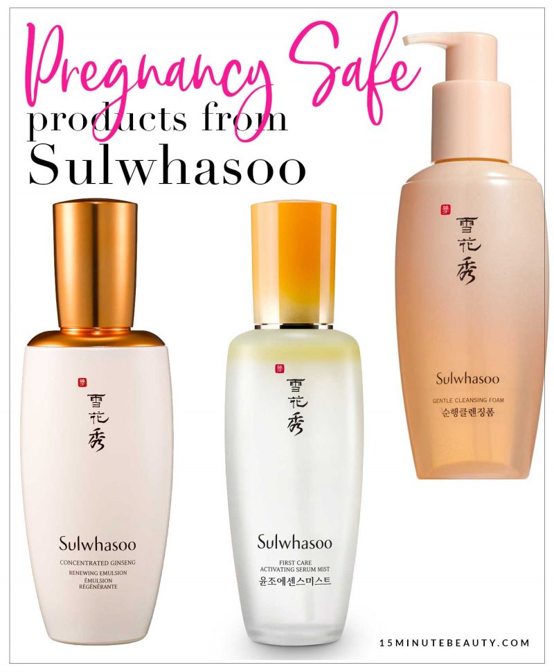 Pregnancy Safe Skincare from Sulwhasoo