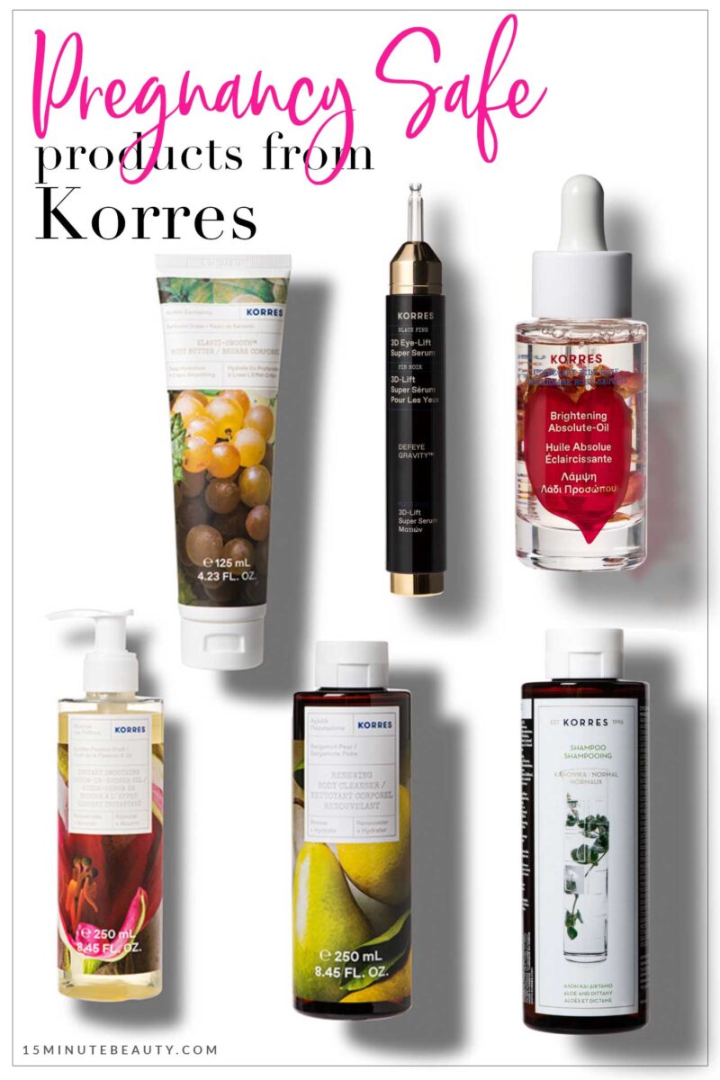 Pregnancy Safe Skincare from Korres