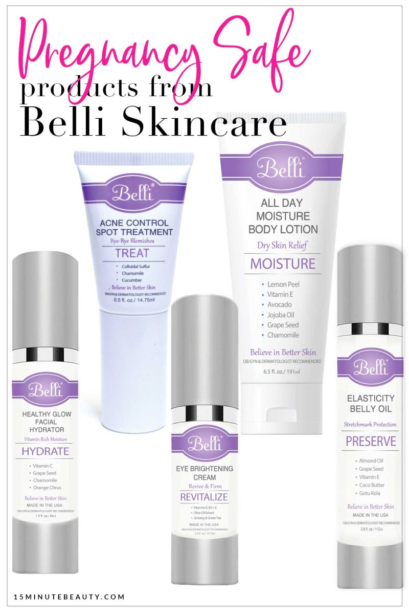 Pregnancy Safe Skincare from Belli Beauty