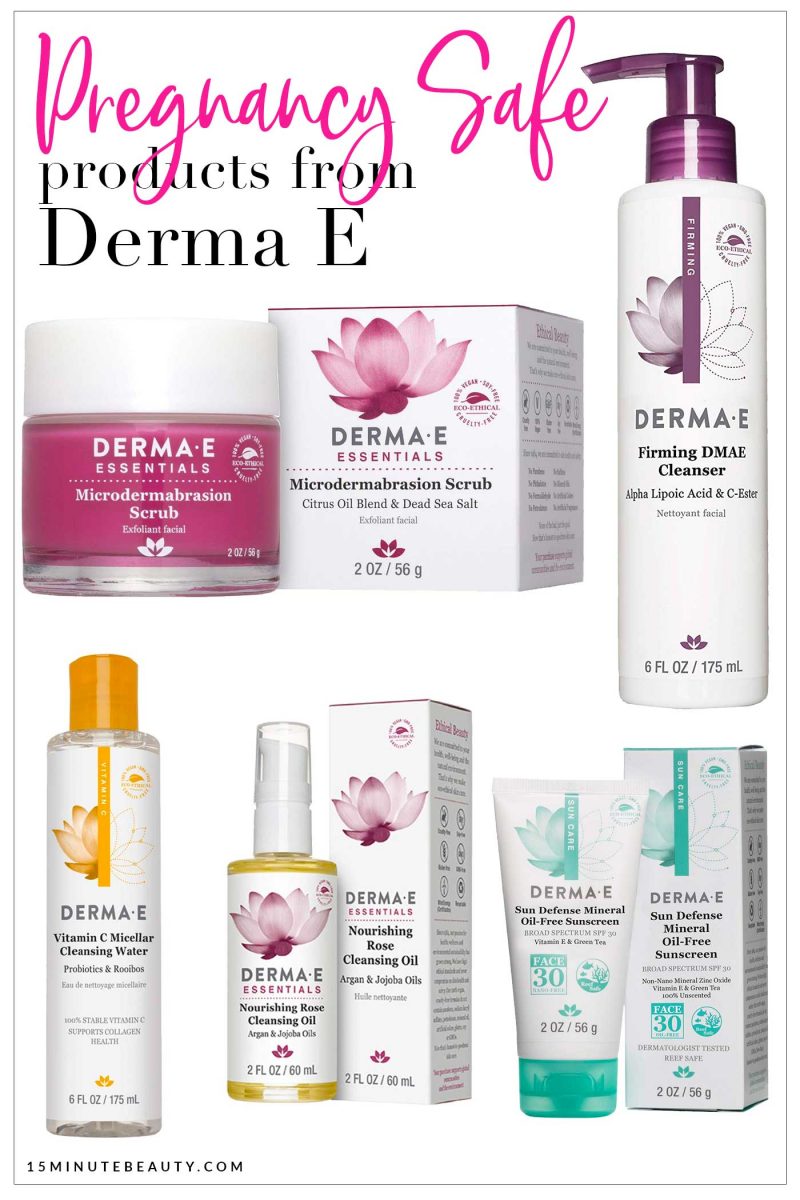 Pregnancy Safe Skincare from Derma e