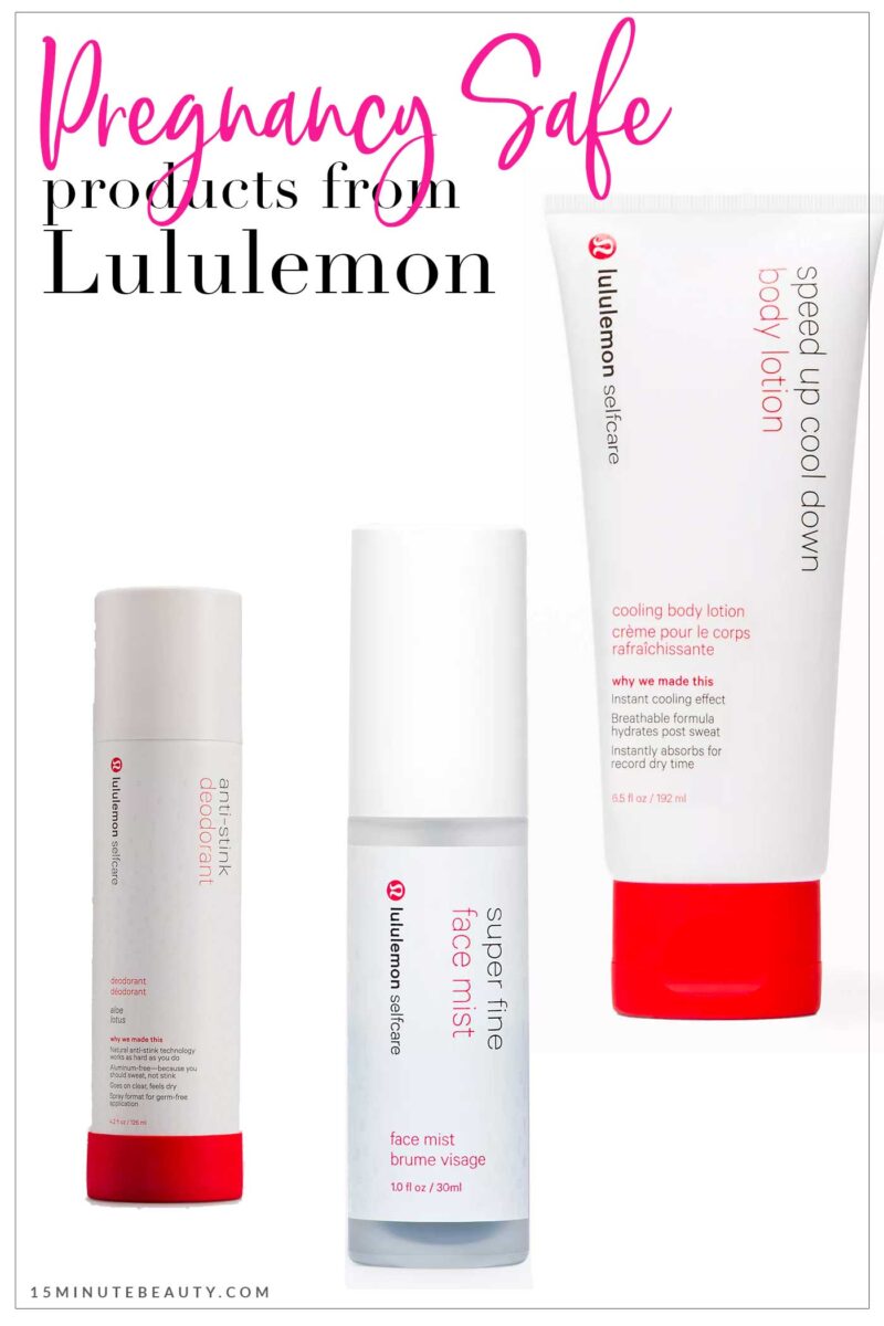 Pregnancy Safe Skincare from Lululemon