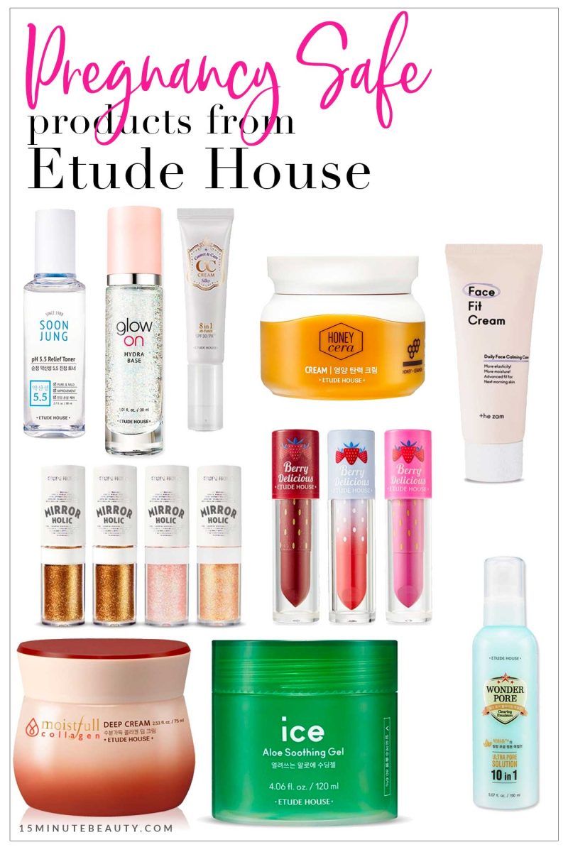 Pregnancy Safe Products from Etude House