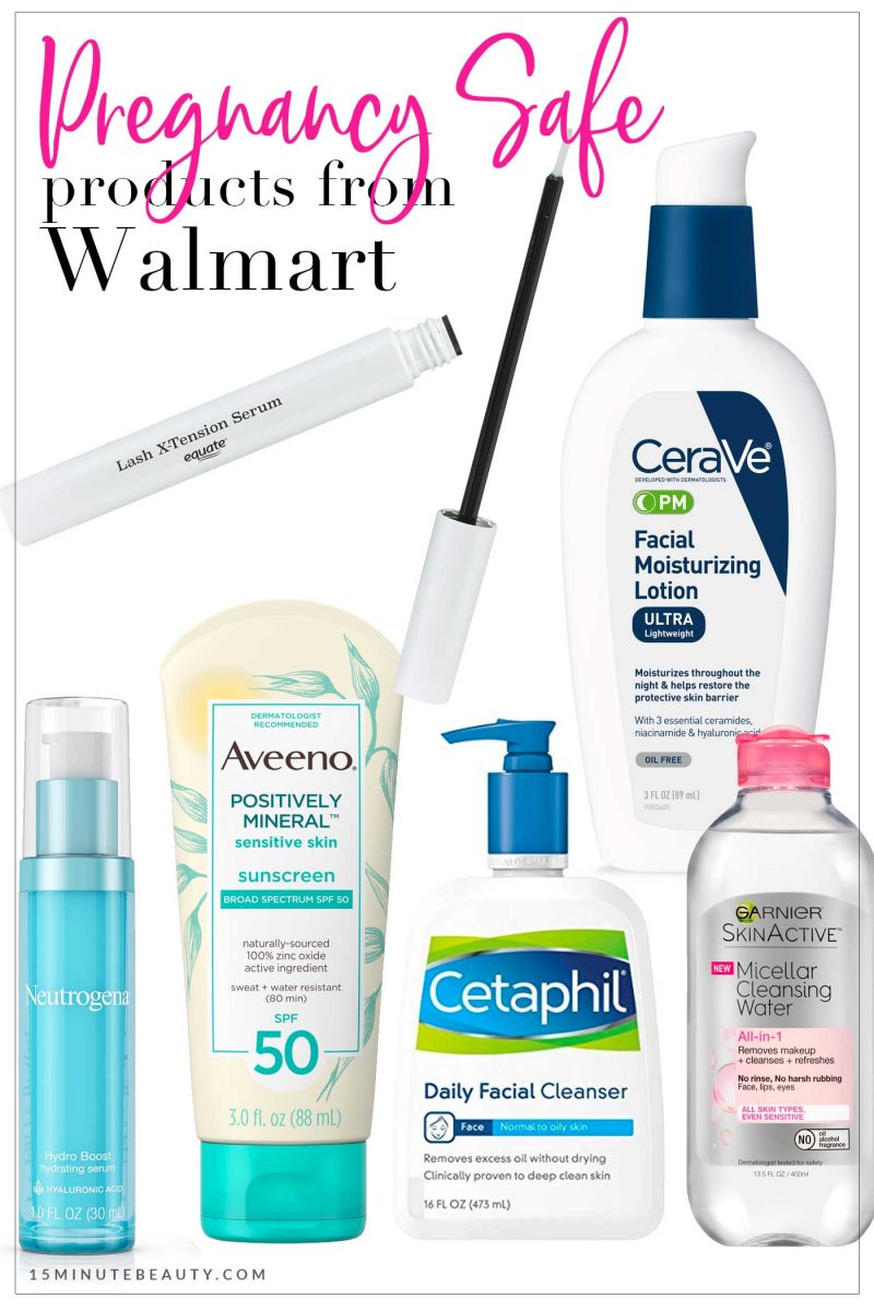 My Pregnancy Safe Skincare Routine from Walmart