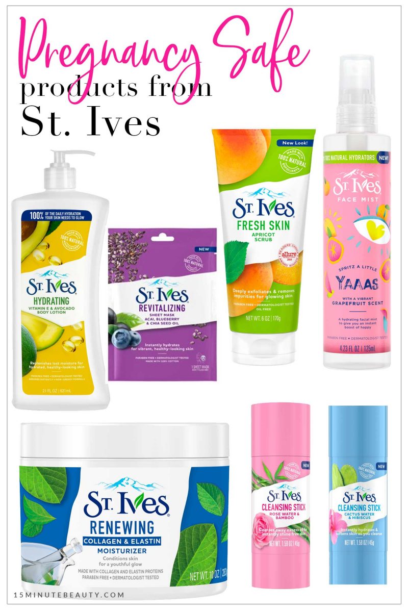 Pregnancy Safe Skincare from St. Ives