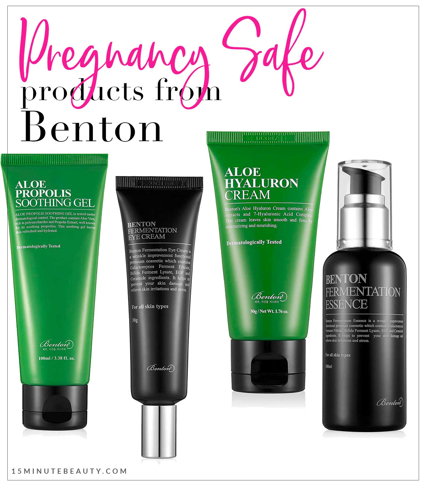 Pregnancy Safe Skincare from Benton