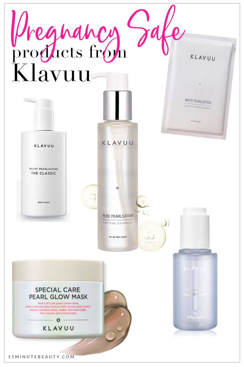 Pregnancy Safe Skincare from Klavuu