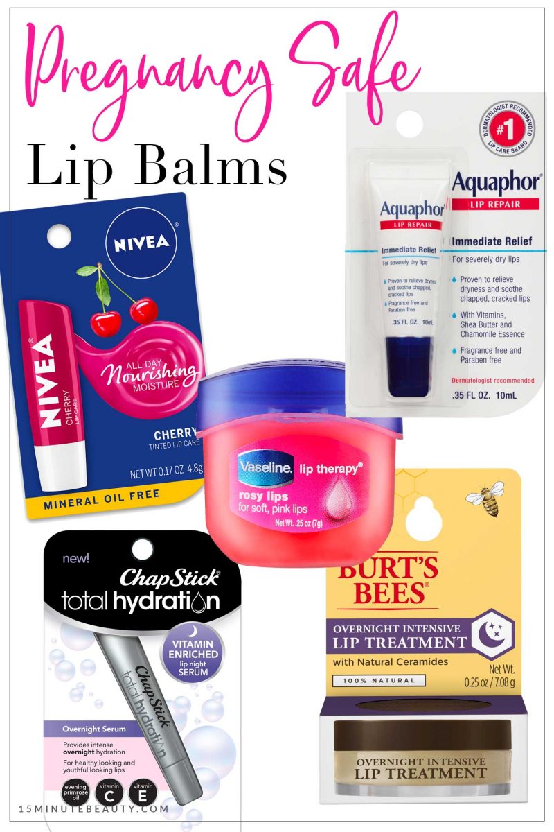 Pregnancy Safe Drugstore Lipbalms