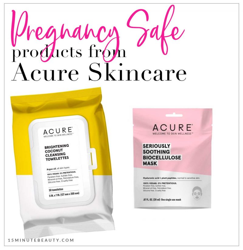 Pregnancy Safe Skincare from Acure