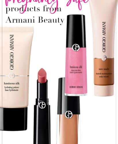 Pregnancy and Nursing Safe Products from Giorgio Armani Beauty