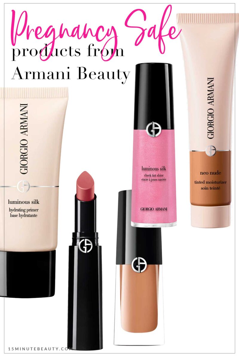 Pregnancy and Nursing Safe Products from Giorgio Armani Beauty