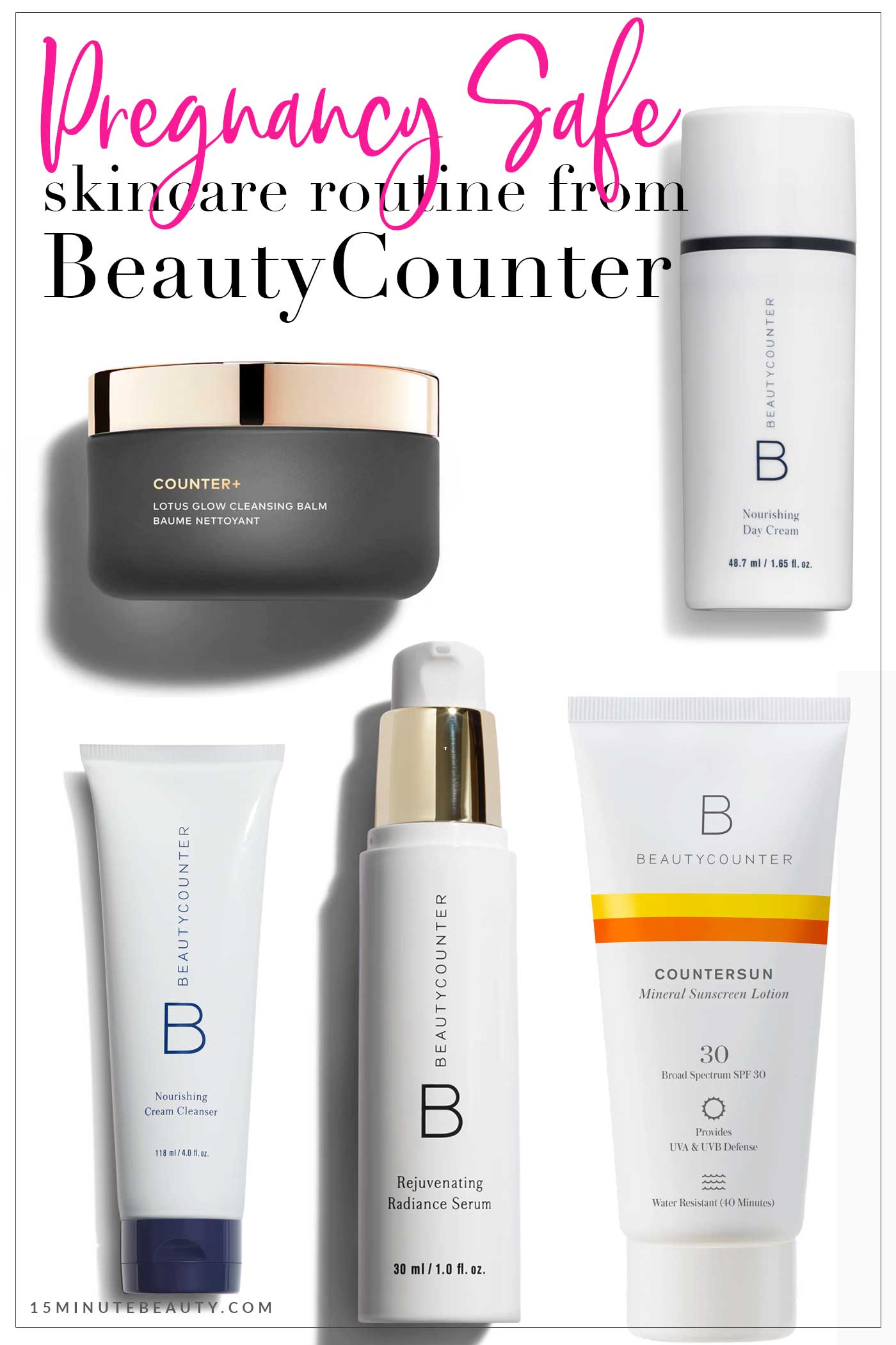 Pregnancy Safe Skincare Routine with BeautyCounter