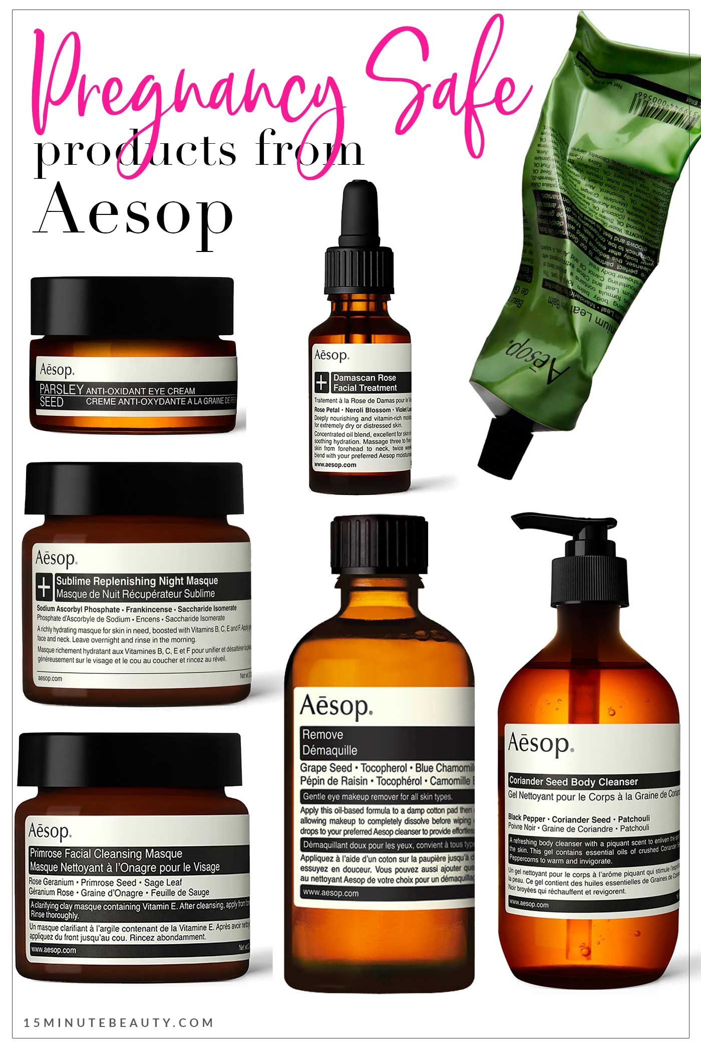 Pregnancy Safe Skincare from Aesop Skin Care