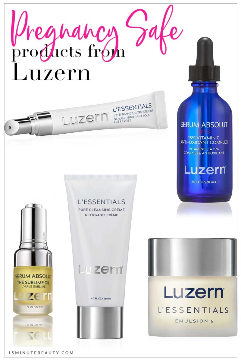 Pregnancy Safe Skincare from Luzern